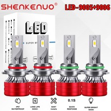 Farol de LED branco alto baixo lâmpadas super brilhantes para Honda Civic 2004-2013 comprar usado  Enviando para Brazil
