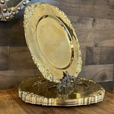 Godinger gold plates for sale  Detroit