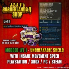 Borderlands 4✨ MODDED LEVEL ONE UNBREAKABLE GOD SHIELD LVL 1 BL4✅PC-PS-XBOX✨ comprar usado  Enviando para Brazil