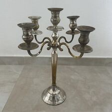 Candelabro fiamme argento usato  Viareggio