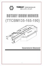 Rotary drum mower for sale  Shipping to Ireland