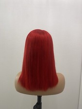 "Peluca recta 12"" 13x6 frente de encaje, personalizada y de color rojo" segunda mano  Embacar hacia Mexico