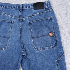 Jeans masculino vintage Levis L2 34x32 (real 32x28) perna larga folgada estilo Jnco, usado comprar usado  Enviando para Brazil