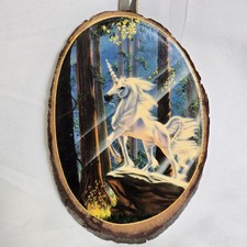 Wood slice unicorn for sale  Albion