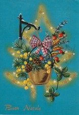 Cartolina augurale natale usato  Ticengo