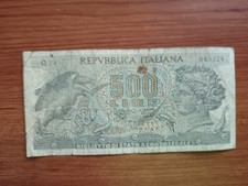 Italia banconota 500 usato  Messina