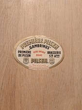 Bieretikett gambrinus brauerei gebraucht kaufen  Marklkofen