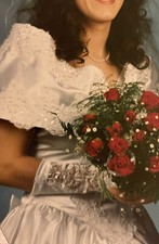 Hochzeitskleid vintage jahre gebraucht kaufen  Grünhainichen