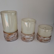 Led flameless 3pc.hand for sale  Jacksonville