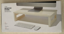 Wooden monitor stand for sale  WATFORD