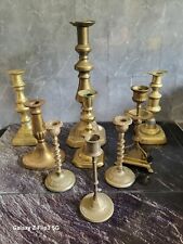 Antique brass candlesticks. for sale  PLYMOUTH