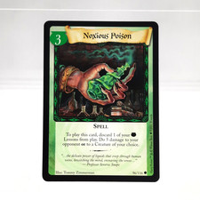 Jogo de cartas Harry Potter feitiço venenoso nocivo TCG 96/116 VINTAGE 2001 comprar usado  Enviando para Brazil