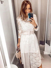 Zara ecru asymmetric d'occasion  Expédié en Belgium
