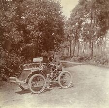 Francia Quadriciclo Chenard Legno Da Saint-Léger, 1905 Foto Stereo Vintage P § comprar usado  Enviando para Brazil