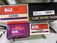 Lionel Trains (Caboose + Flat/Trailer), MTH (Caboose), K-Line (Caboose), caixas, usado comprar usado  Enviando para Brazil
