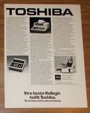 Seltene werbung toshiba gebraucht kaufen  Legden