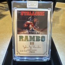 2024 Rambo III caixa iluminada RELÍQUIA ENVOLTA 14/50 Sylvester Stallone #62 comprar usado  Enviando para Brazil
