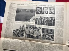 1940 Wartime Reino Unido Jornal Liverpool Raids Siege of Bardia Gabinete Remodelação, usado comprar usado  Enviando para Brazil