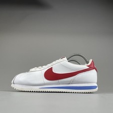 Tênis casual masculino 8 feminino 9.5 Nike Classic Cortez Forrest Gump branco vermelho azul comprar usado  Enviando para Brazil