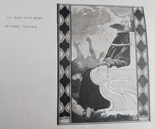 Antique Album Sketch Drawing Painting Sascha Schneider Der Fürst der Verdammten comprar usado  Enviando para Brazil