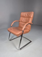 Brown leather office for sale  STOWMARKET