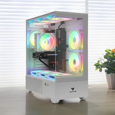 PC desktop para jogos branco alto desempenho i7 6GEN GTX1080 TI ARGB WIFI6 BLUETOOTH comprar usado  Enviando para Brazil