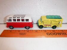 Antigo Matchbox Food Truck Fun-Fun Sushi Yellow Truck 1:64 com van vermelha e branca, usado comprar usado  Enviando para Brazil