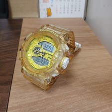 Relógio CASIO G-SHOCK GA-400SK amarelo esqueleto analógico-digital rosto grande Japão comprar usado  Enviando para Brazil