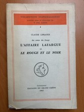 Affaire lafargue rouge d'occasion  Bouxières-aux-Dames