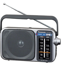 Rádio portátil Panasonic RF-2400D AM/FM – Plug-in ou alimentado por bateria – Novo aberto comprar usado  Enviando para Brazil