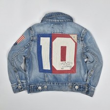 Jaqueta jeans POLO Ralph Lauren bebê crianças EUA grande remendo náutico 2 anos comprar usado  Enviando para Brazil