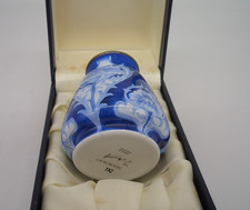 Moorcroft enamel blue for sale  CAMBRIDGE