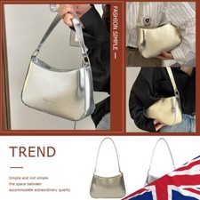 Bolsas de ombro femininas de cor sólida bolsas da moda bolsa casual axila comprar usado  Enviando para Brazil