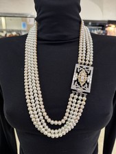 Collana lunga perle usato  Roma
