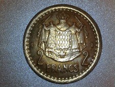 Monaco francs bronze d'occasion  Franqueville-Saint-Pierre
