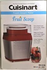 Sorvete Cuisinart ICE-31RBJ The Fruit Scoop sobremesa congelada vermelha 1,5 quartos comprar usado  Enviando para Brazil