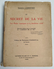 Lakhovsky secret vie d'occasion  Yffiniac