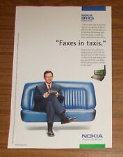 Seltene Werbung NOKIA 9110i Communicator - Faxes in Taxis 2000 comprar usado  Enviando para Brazil