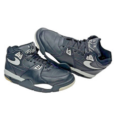 Tênis Nike Air Flight 89 masculino tamanho 9 306252-010 couro preto comprar usado  Enviando para Brazil