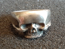 Totenkopfring 835 silber gebraucht kaufen  Berlin