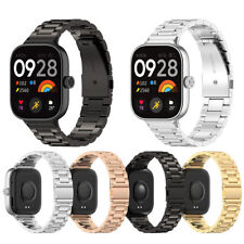 Pulseira de metal pulseira de contas triplas cinto para Xiaomi Band 8 Pro/Redmi Watch 4 comprar usado  Enviando para Brazil