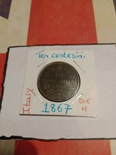 Italy 1867 centesimi for sale  SOUTHAMPTON