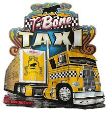 Camiseta caminhoneiro Big Rig Trucks BRT 'T-Bone Taxi', usado comprar usado  Enviando para Brazil