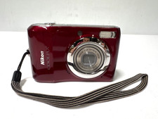 Câmera Digital Nikon Coolpix L20 10MP 3.6x Zoom Óptico Vermelha comprar usado  Enviando para Brazil