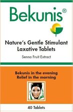 Bekunis Tabletas Senna Nature's Laxante Suave 40 Comprimidos (CAJA DE GRAN TAMAÑO) segunda mano  Embacar hacia Argentina