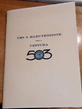 Manuale uso manutenzione usato  Ladispoli