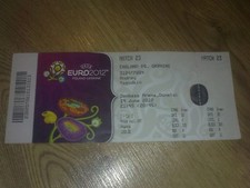 Usado, Ingresso Ucrânia - Inglaterra 2012 jogo EURO # 23 em Donetsk (2) comprar usado  Enviando para Brazil