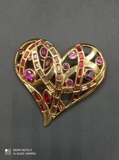 Broche coeur signée d'occasion  Saint-Michel-sur-Meurthe