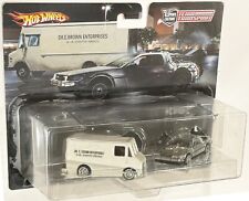 Delorean & Van Custom Hot Wheels Team Transport Back To The Future Series com RR comprar usado  Enviando para Brazil