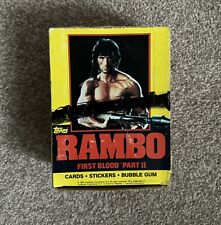 1985 topps rambo for sale  COLWYN BAY